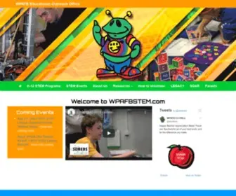 Wpafbstem.com(WPAFB Educational Outreach Office) Screenshot