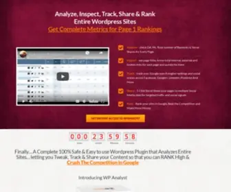 Wpanalyst.com(Analyze) Screenshot