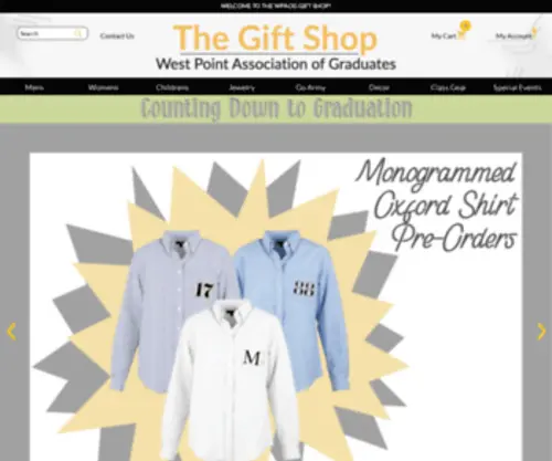 Wpaoggiftshop.com(West Point Gift Shop) Screenshot