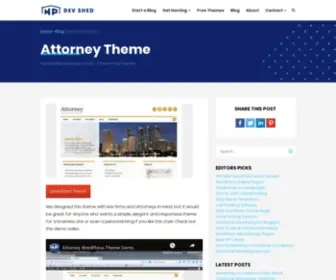 Wpattorney.org(Attorney WordPress Theme for Lawyers) Screenshot
