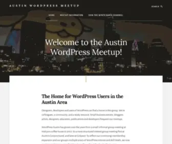 Wpaustin.com(The Austin WordPress Meetup) Screenshot