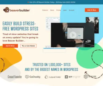 Wpbeaverbuilder.com(Beaver Builder) Screenshot