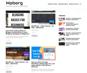 Wpborg.com(Free Best Wordpress Themes & Plugins) Screenshot