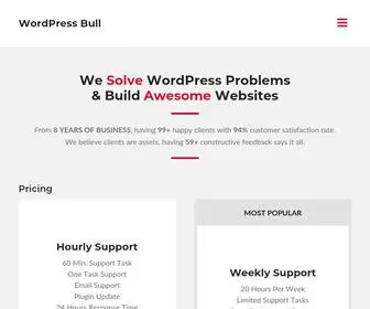 Wpbull.com(Premium WordPress Support) Screenshot