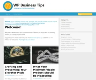 Wpbusinesstips.com(WP Business Tips) Screenshot