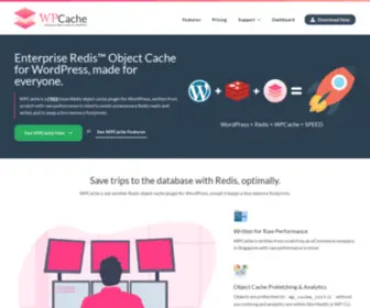 Wpcache.org(Enterprise Object Cache for WordPress with WPCache Free & Pro Plugin) Screenshot