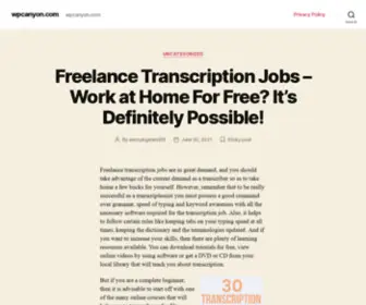 Wpcanyon.com(wpcanyon) Screenshot