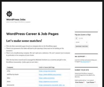 Wpcareerpages.com(WordPress Career & Job Pages) Screenshot