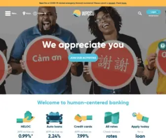 WPccu.org(Auto Loans) Screenshot