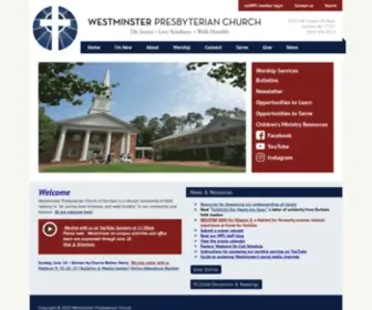 WPCDurham.org(Westminster Presbyterian Church) Screenshot