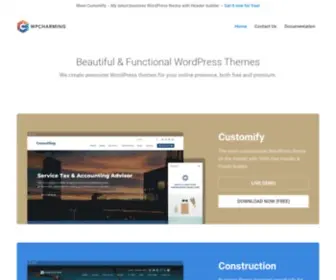 WPcharming.com(Beautiful & Functional WordPress Themes) Screenshot