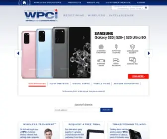 Wpci.com(Wireless Personal Communications Inc) Screenshot