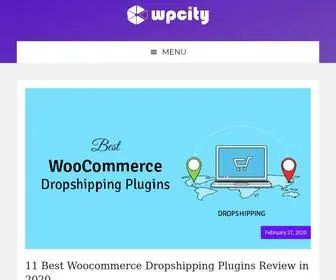 Wpcity.com(Publishes content that generally comes with WordPress tutorials) Screenshot