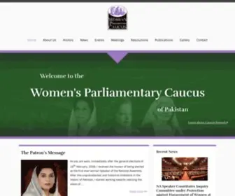 WPCPK.org(Women's Parliamentary Caucus of Pakistan) Screenshot