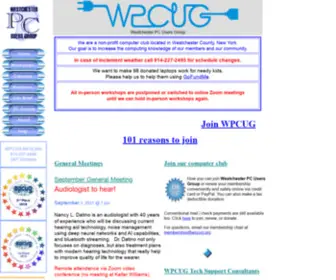 Wpcug.org(WPCUG Home) Screenshot