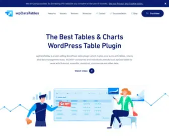 Wpdatatables.com(Table Creator Plugin Wordpress) Screenshot