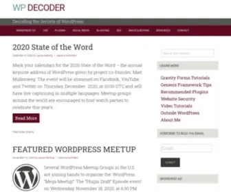 Wpdecoder.com(Decoding WordPress Secrets) Screenshot