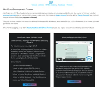 Wpdev.academy(WordPress Development Courses) Screenshot