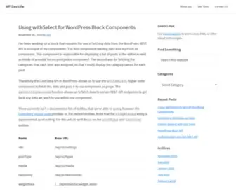 Wpdev.life(WP Dev Life) Screenshot
