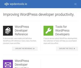 Wpdevtools.io(⋅) Screenshot