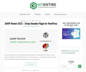 Wpentire.com(WPEntire blog) Screenshot