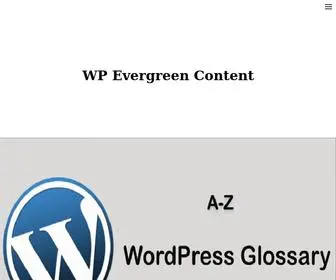 Wpevergreencontent.com(WP Evergreen Content) Screenshot