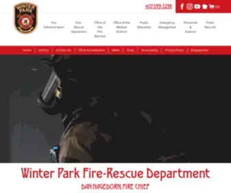 WPFD.org(Winter Park Fire) Screenshot