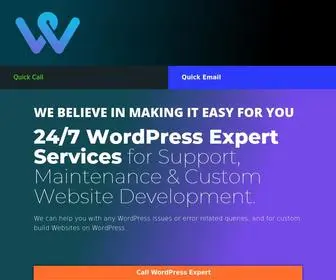 Wpfixd.com(WordPress Support and Maintenance Call) Screenshot