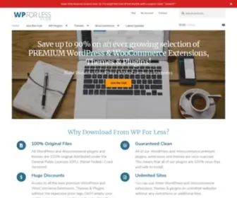 Wpforless.club(WordPress For Less GPL Club) Screenshot