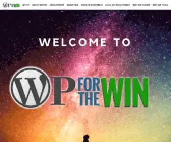 Wpforthewin.com(WP For The Win) Screenshot