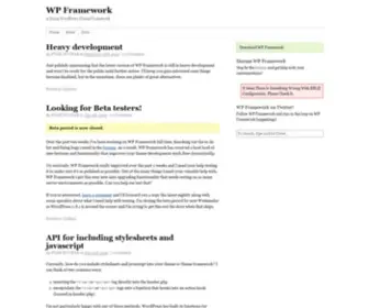 WPframework.com(WPframework) Screenshot