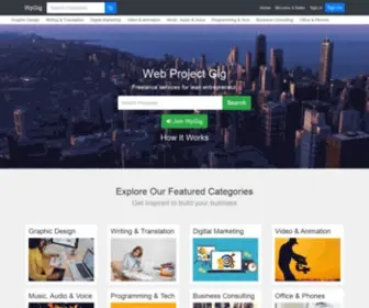 Wpgig.com(Web Project Gig) Screenshot