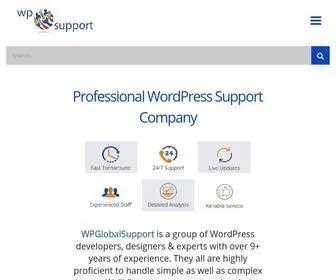 WPglobalsupport.com(Best WordPress Help & Support Services) Screenshot