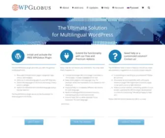 WPglobus.com(Multilingual WordPress plugin) Screenshot