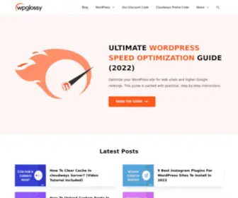 WPglossy.com(WordPress Tips) Screenshot