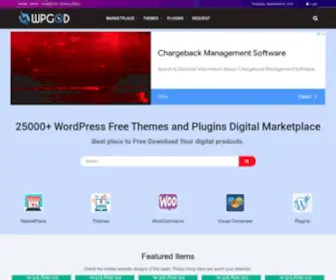 Wpgod.net(Premium WordPress Themes & Plugins Collection) Screenshot