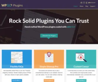 Wpgoplugins.com(Rock Solid WordPress Plugins) Screenshot