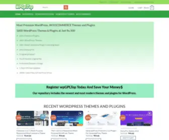 WPGPltop.com(Wordpress Plugins & Themes) Screenshot