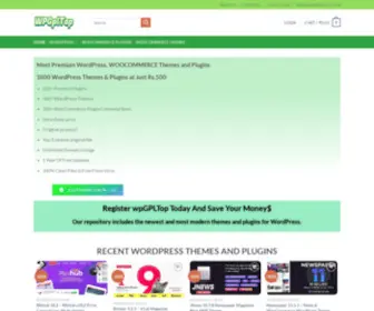 WPGPltop.ml(Wordpress Plugins & Themes) Screenshot