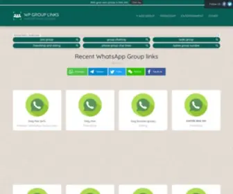 WPgrouplinks.com(WhatsApp Group Links) Screenshot
