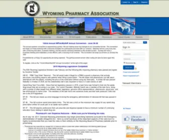 Wpha.net(Wyoming Pharmacy Association) Screenshot