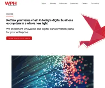 WPhdigital.com(Enabling Digital Transformation and Digital Services) Screenshot