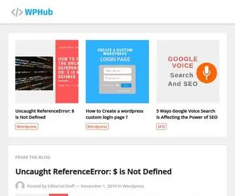 Wphub.me(Everything about wordpress) Screenshot