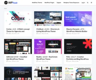 Wphue.com(WordPress Templates Best WordPress Premium Themes Download) Screenshot