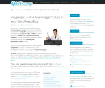 Wpinject.com(Find Free Images For Use In Your WordPress Blog) Screenshot