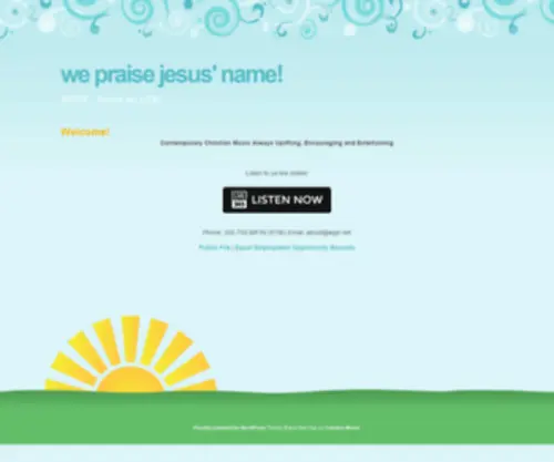 WPJN.net(We Praise Jesus' Name) Screenshot