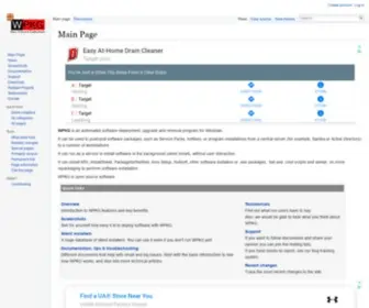 WPKG.org(Main_Page. WPKG) Screenshot