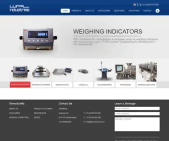 WPL-Industries.com(Weighing Machine Manufacturing Company) Screenshot