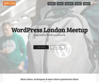 WPLDN.uk(The WordPress London Meetup #WPLDN) Screenshot