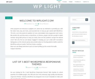 Wplight.com(WP light) Screenshot